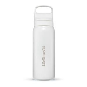 LifeStraw -  24oz Go Series Stainless Steel Water Fil White